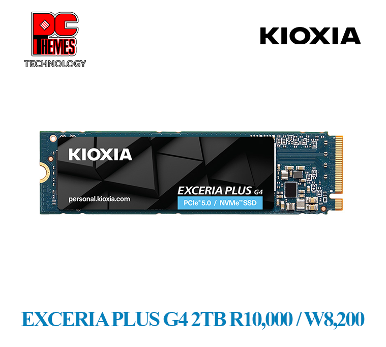Kioxia Exceria Plus G4 2TB NVME M.2 Gen.5 Solid State Drive - R10